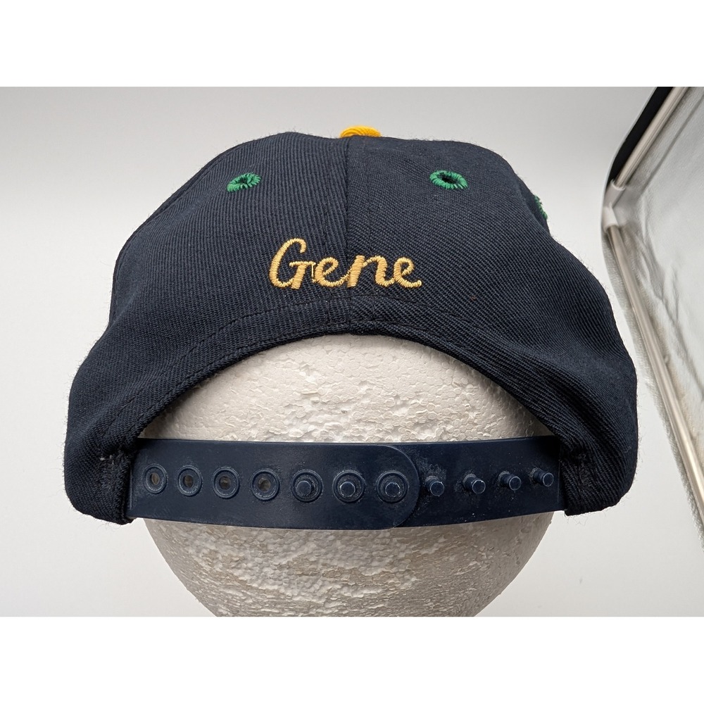 Vintage Notre Dame Fighting Irish Snapback Hat Pro-Line Navy Blue Gene USA Made - Picture 4 of 8